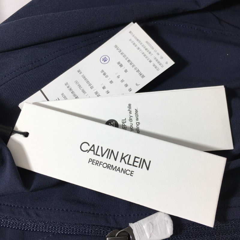 【01394】 新古品 Calvin klein カルバンクライン パーカー フーディー サイズS ネイビー ブランドロゴ カジュアル メンズ 定価11800円