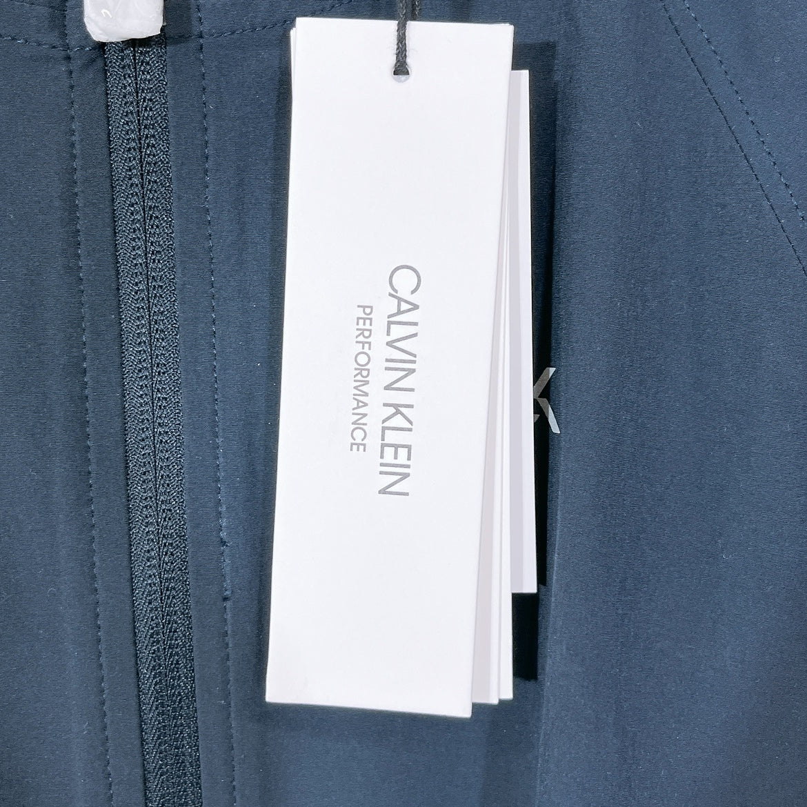 新古品 メンズS/P CALVINKLEIN アウター ネイビー 紺 長袖 未使用 タグ付き フード付き カルバンクライン 【02027】