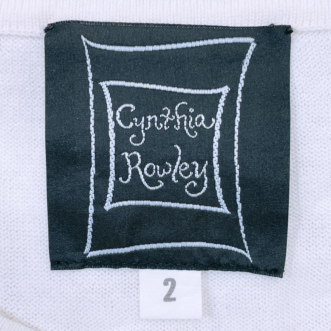 【08139】 Cynthia Rowley シンシアローリー トップス カーディガン 半袖カーディガン 白 半袖 アンサンブル タンクトップ シンプル 星