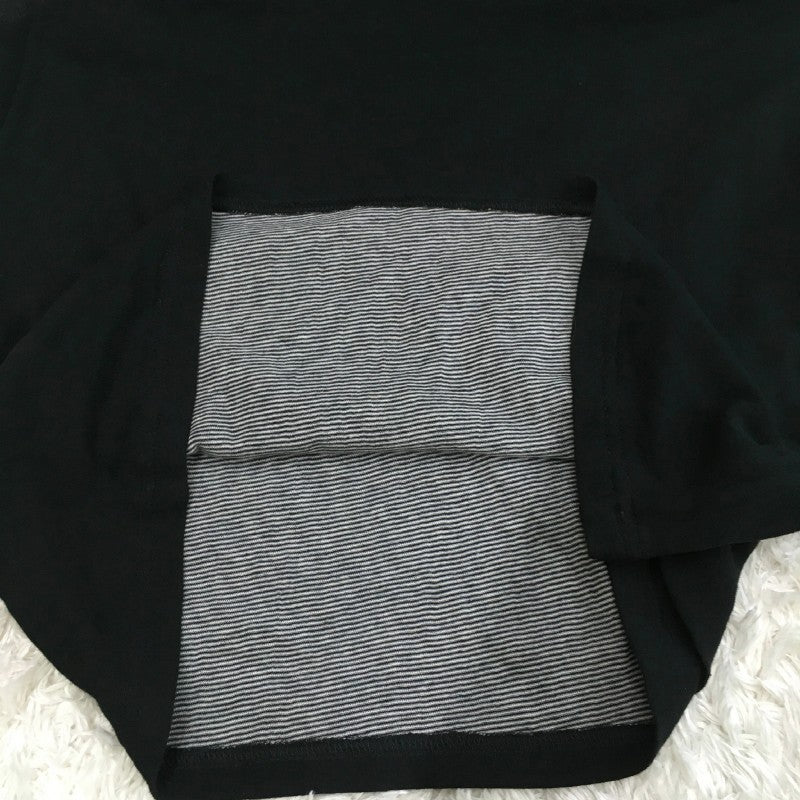 【10145】 新古品 GERVE ジョルベ ノースリーブシャツ サイズ42 / 約XL(LL) ブラック リバーシブル 可愛い レディース 定価16800円