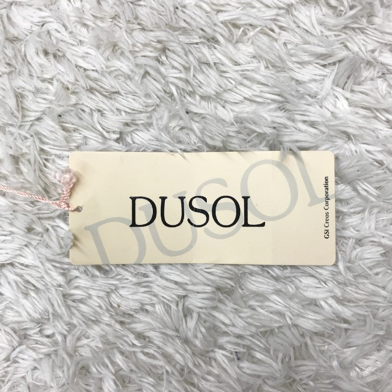 【11797】 DUSOL デュソール トップス サイズ11+ / 約L ライトグリーン シンプル 刺繡 ノースリーブ おしゃれ レディース