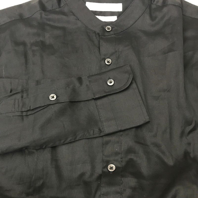 【14933】 HIGH STREET ハイストリート 長袖シャツ サイズS ブラック ボタン シンプル 日本製 綿100% かっこいい スタイリッシュ メンズ