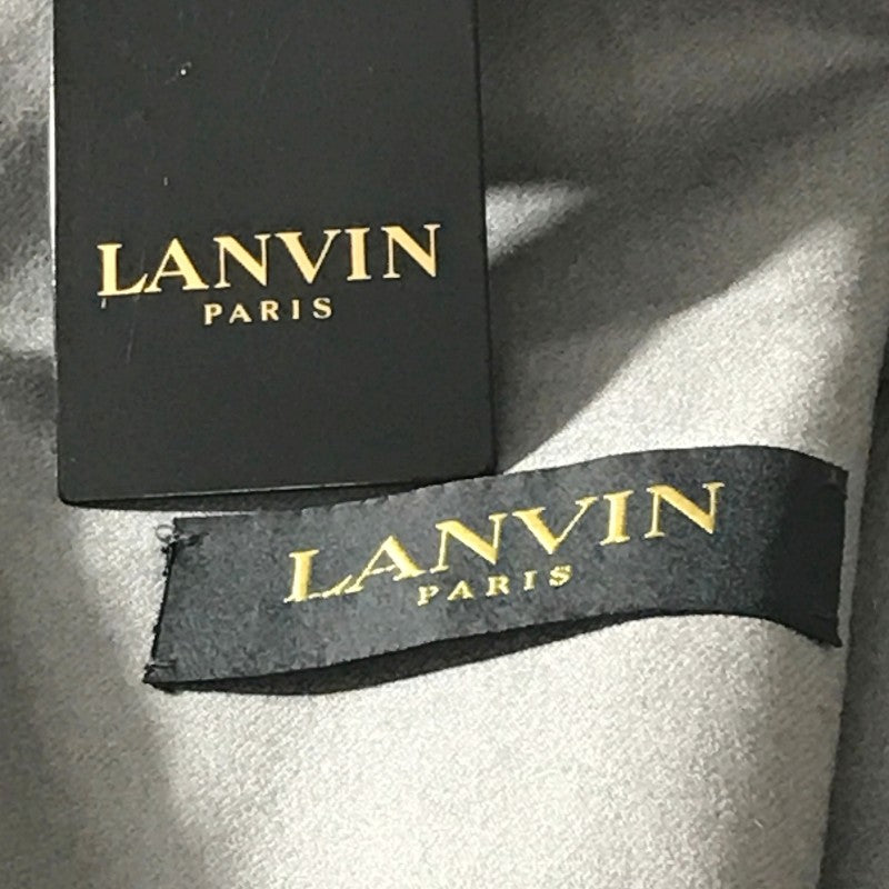 【15729】 新古品 LANVIN ランバン スーツ サイズM グレー セットアップ カッコいい オケージョン オフィス フォーマル メンズ