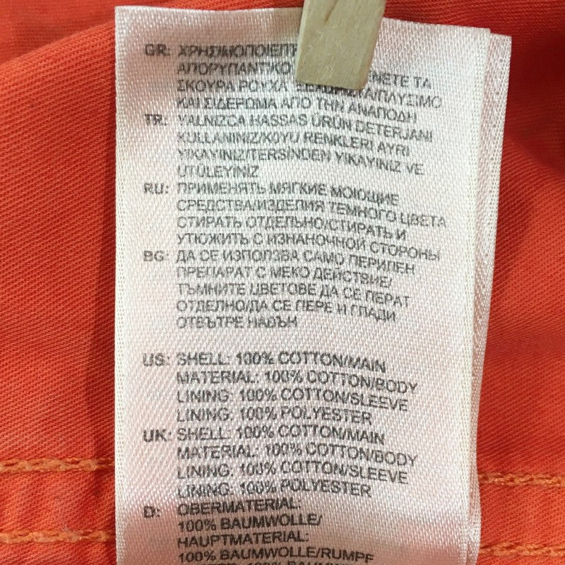 【15966】 adidas Originals アディダスオリジナルス ジャケット サイズXL オレンジ バイカラー フラップポケット 防寒 襟付き メンズ