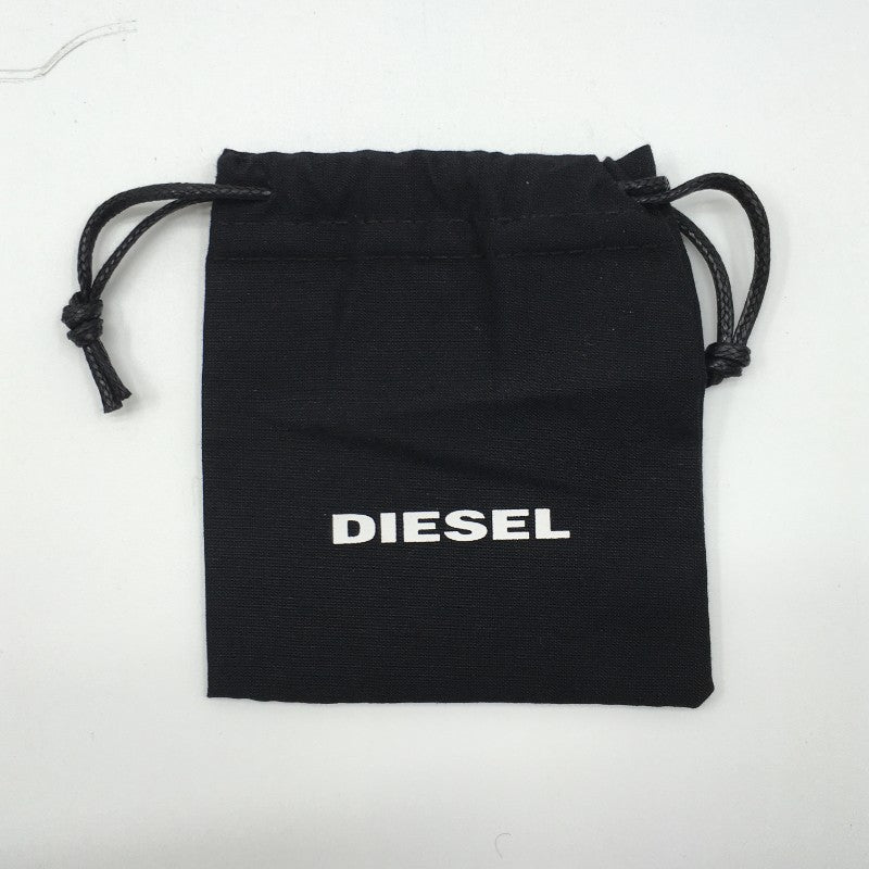 【16588】 新古品 DIESEL ディーゼル ゴールド リング 指輪 2点セット カジュアル ピザモチーフ フォークモチーフ ワンポイント レディース