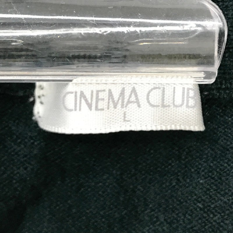 【16868】 CINEMA CLUB シネマクラブ カーディガン サイズL ブラック シンプル 無地 エレガント カジュアル ストレッチ レディース