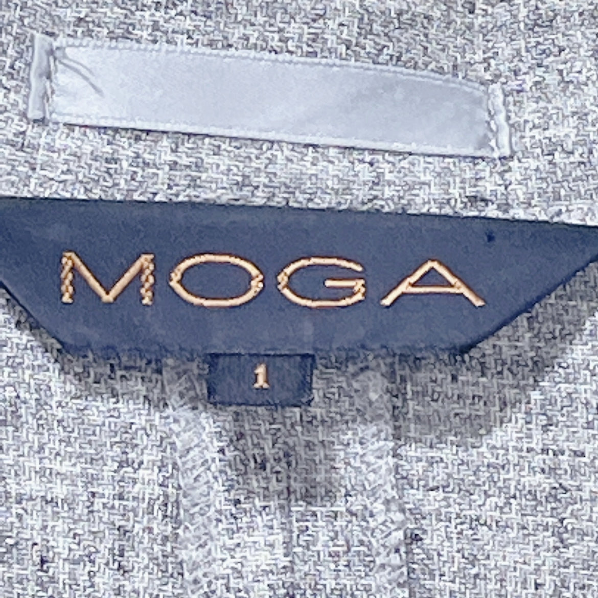 【22849】 MOGA ジャケット スカート 上下セット モガ グレー 灰色 通勤 オフィス 仕事着 シンプル