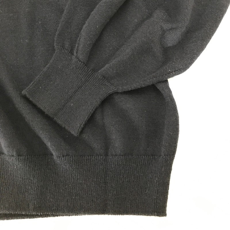 【26794】 UNTITLED アンタイトル セーター サイズ4 / 約XL(LL) ネイビー パフスリーブ シンプル 無地 ニット レディース
