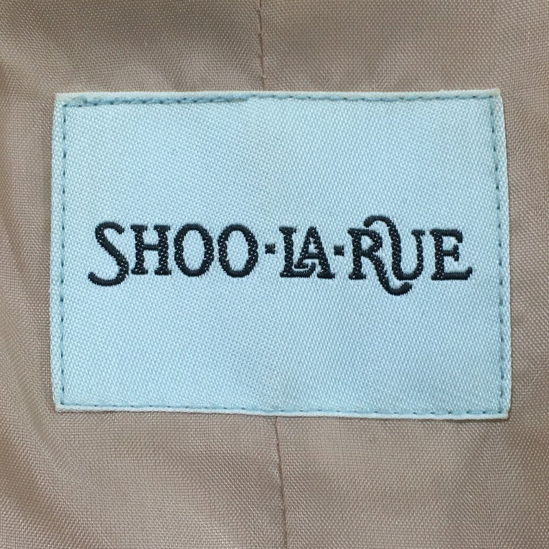 【27100】 SHOO-LA-RUE シューラールー コート サイズM ベージュ 袖口にファー付き 可愛い 前ボタン オシャレ ポケット付き レディース