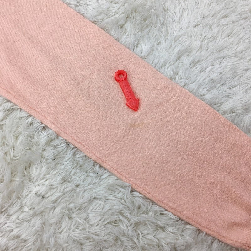 【27351】 HelloKitty Sorridere カーディガン サイズLL ピンク リボンの形のボタン 可愛い 薄手 着やすい シンプル レディース