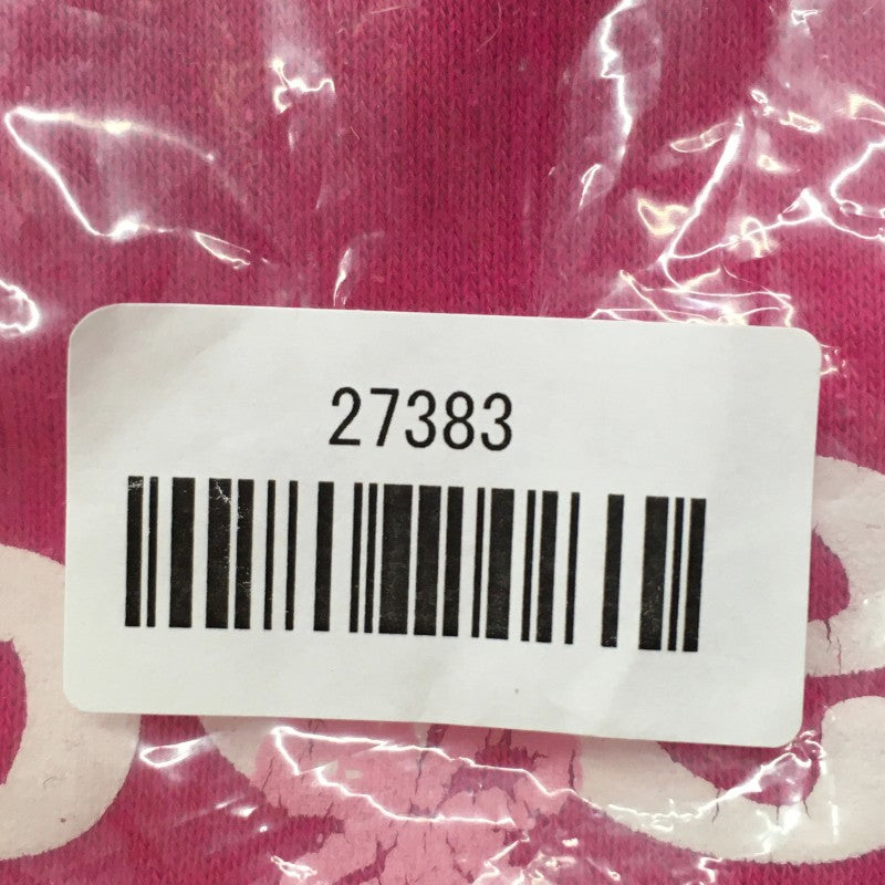 【27383】 西松屋チェーン ニシマツヤチェーン トレーナー スウェット サイズ80 ピンク ボタン プリント 自転車 ビビッドカラー ベビー