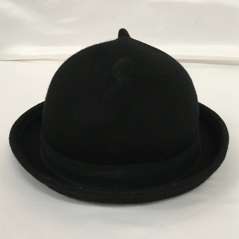 【28388】 H&M エイチアンドエム ハット 帽子 サイズEUR 92/104 ブラック サイズ1歳半-4歳相当 耳つき ダービーハット おめかし キッズ