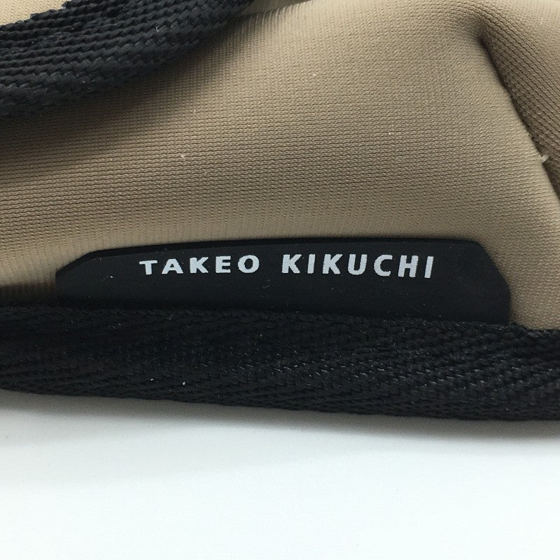 【29101】 新古品 TAKEO KIKUCHI タケオキクチ ケース サイズ00 ブラウン 小物入れ ボタン フック 金具 カッコいい メンズ 定価3600円