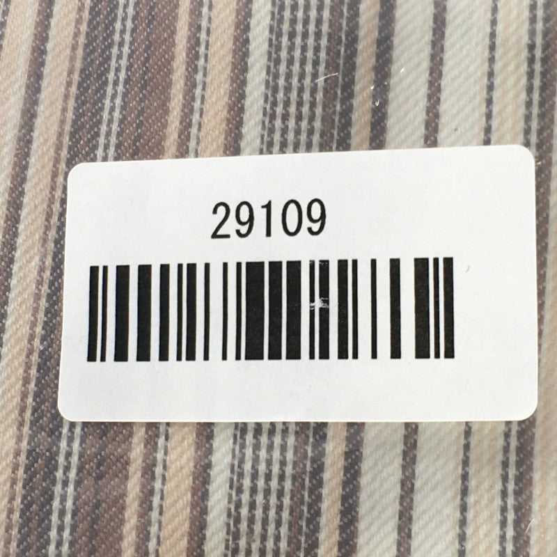 【29109】 新古品 DUSOL デュソール カジュアルパンツ サイズ9 / 約M ベージュ ストライプ 縦縞 かっこいい レディース 定価19900円
