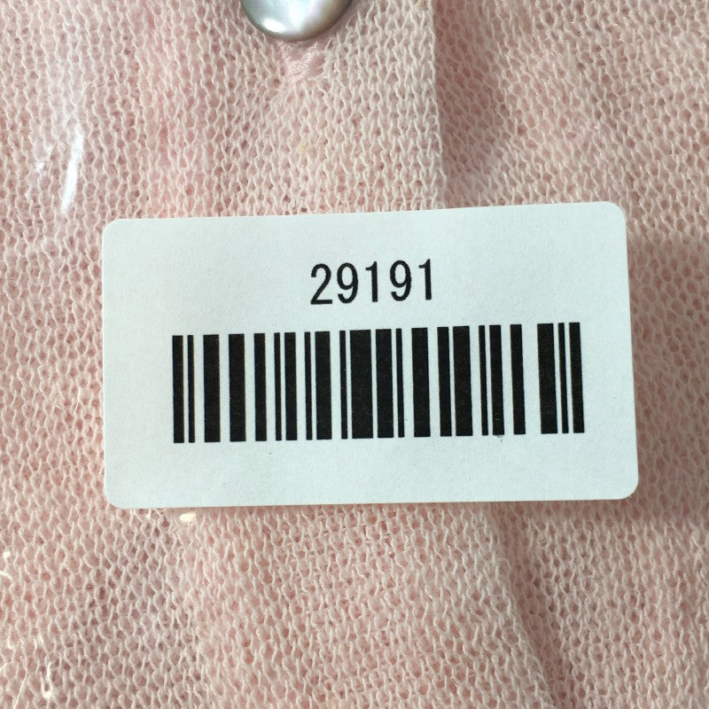【29191】 新古品 GERVE ジェルべ ニット サイズ44 ピンク サイズM相当 薄手 可愛い 羽織り 前ボタン 動きやすい レディース