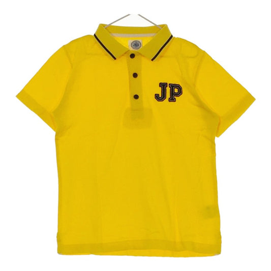 【29365】 J.PRESS ジェイプレス 半袖シャツ サイズ140 イエロー 襟 ボタン ワッペン シンプル かっこいい 爽やか 男の子用 キッズ