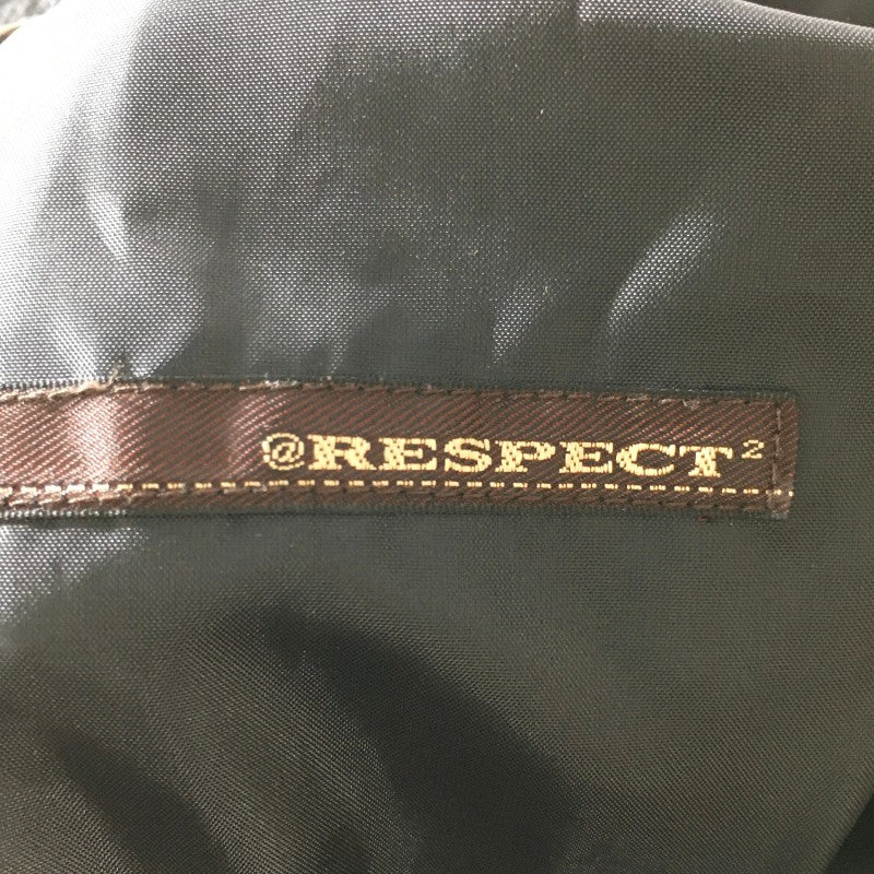 【29439】 RESPECT リスペクト コート サイズM ブラック シンプル ロングコート オフィースコーデ バックスリット メンズ