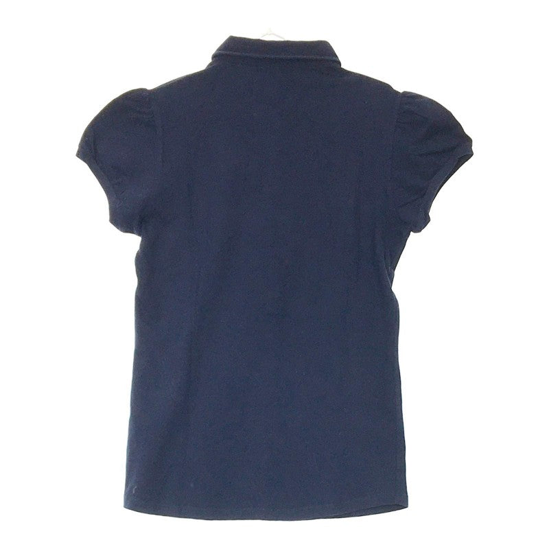 【29492】 ilgufo イルグッフォ 半袖Tシャツ カットソー サイズ12 ネイビー サイズ140cm相当 ボタンあり 襟付き 可愛い キッズ
