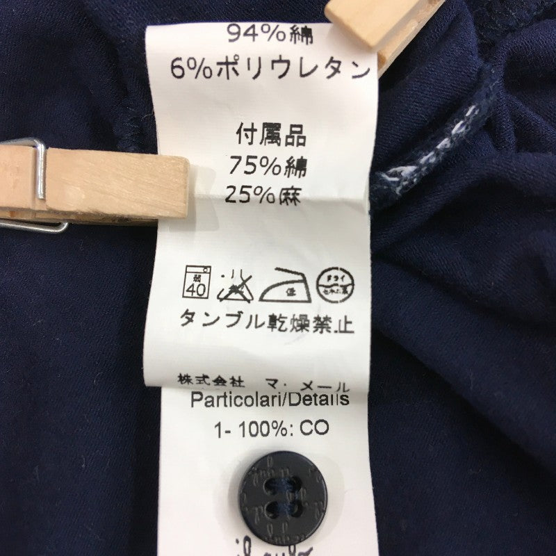 【29492】 ilgufo イルグッフォ 半袖Tシャツ カットソー サイズ12 ネイビー サイズ140cm相当 ボタンあり 襟付き 可愛い キッズ
