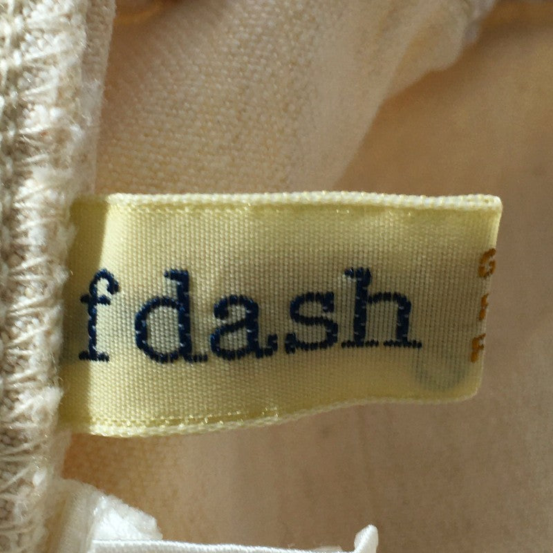【29530】 fdash カジュアルパンツ サイズ150 ベージュ ウエストゴム 刺繍 コンパクトポケット シンプル 穿きやすい 動きやすい キッズ