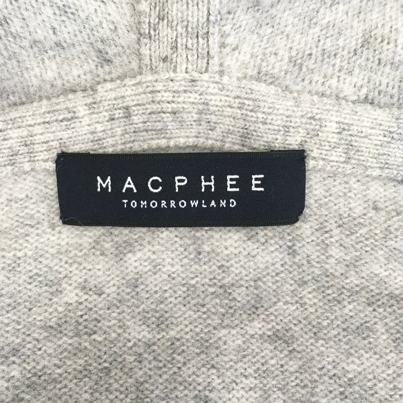 【29560】 MACPHEE マカフィー ロングコート サイズS / 約S グレー シンプル オシャレ スタイリッシュ レディース