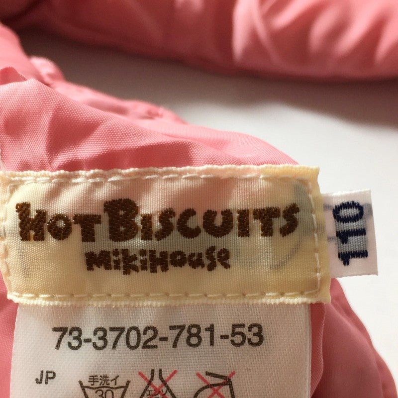 【29623】 hot biscuits ホットビスケッツ ジャンパー ブルゾン サイズ110 ピンク もこもこ リボン ファスナー キッズ