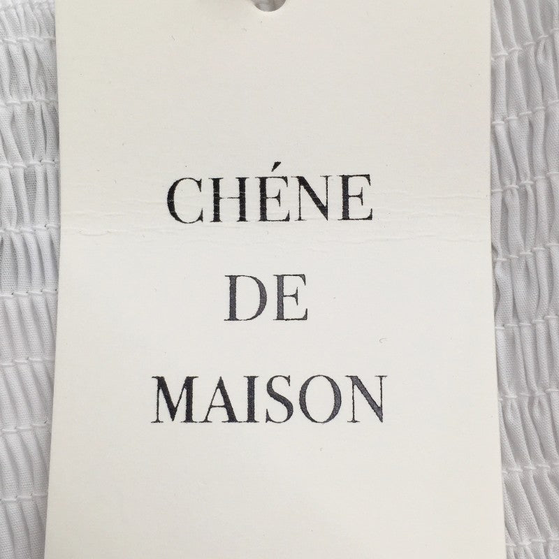 【30207】 新古品 CHENE DE MAISON シェヌドメゾン キャミソール ホワイト サイズM相当 可愛い 明るい 爽やか おしゃれ レディース