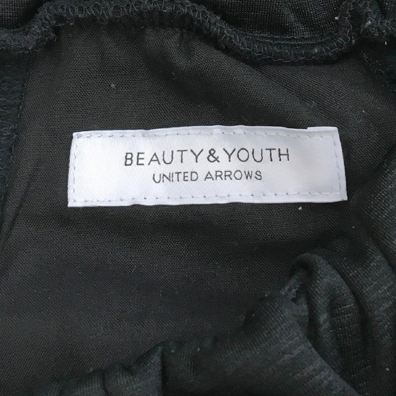 【30882】 BEAUTY&YOUTH UNITED ARROWS ビューティアンドユースユナイテッドアローズ ボトムス サイズS ブラック 裏起毛 暖かい メンズ