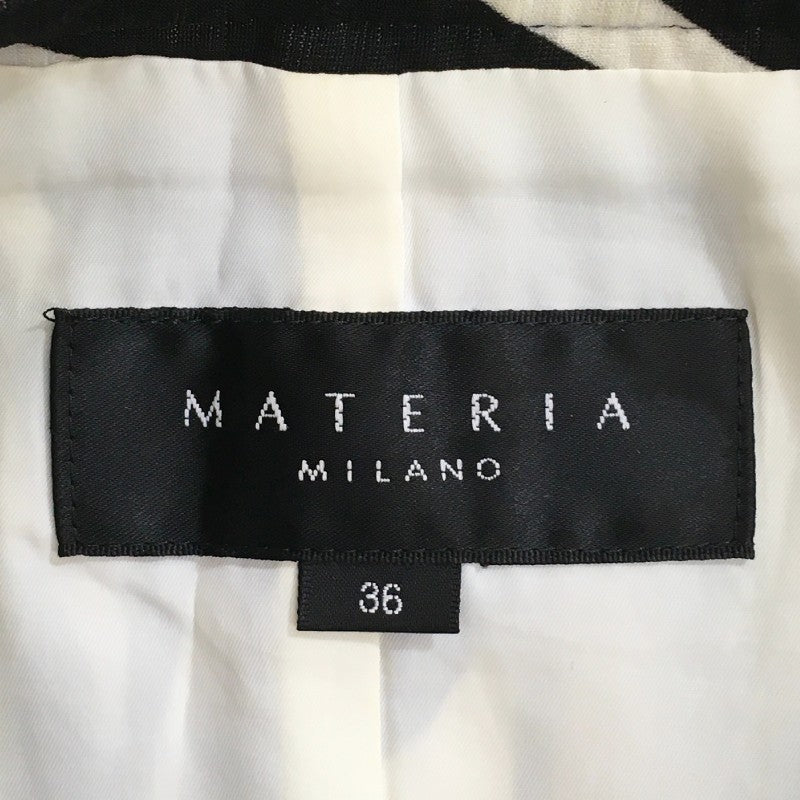 【31085】 MATERIA マテリア ひざ丈スカート サイズ36 / 約S ブラック カジュアル 無地 おしゃれ サイドジップアップ レディース