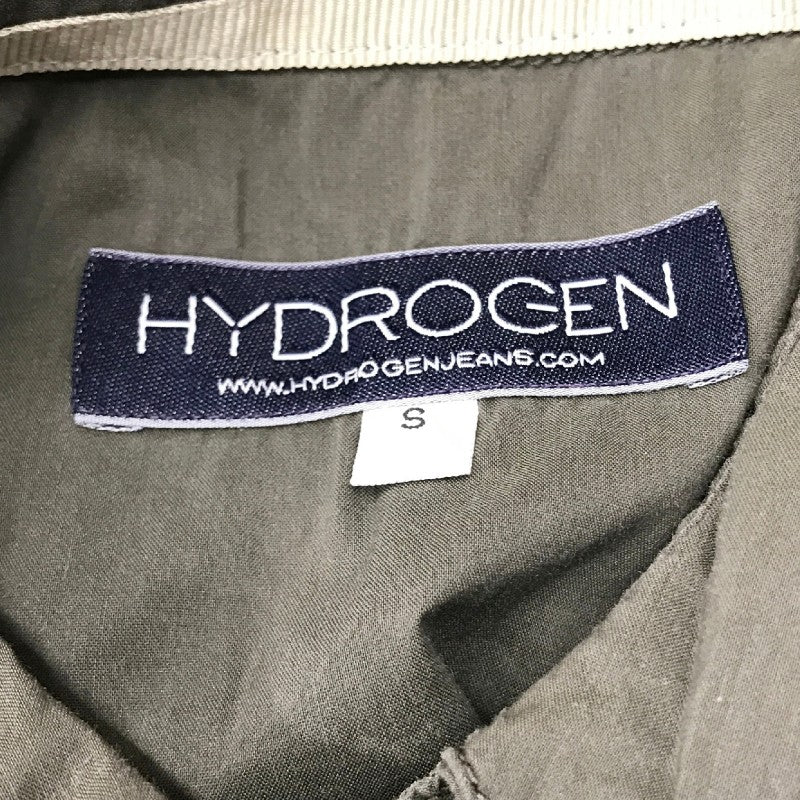 【31354】 HYDROGEN ハイドロゲン 長袖シャツ サイズS グリーン シンプル ゆったり フォーマル オシャレ レディース