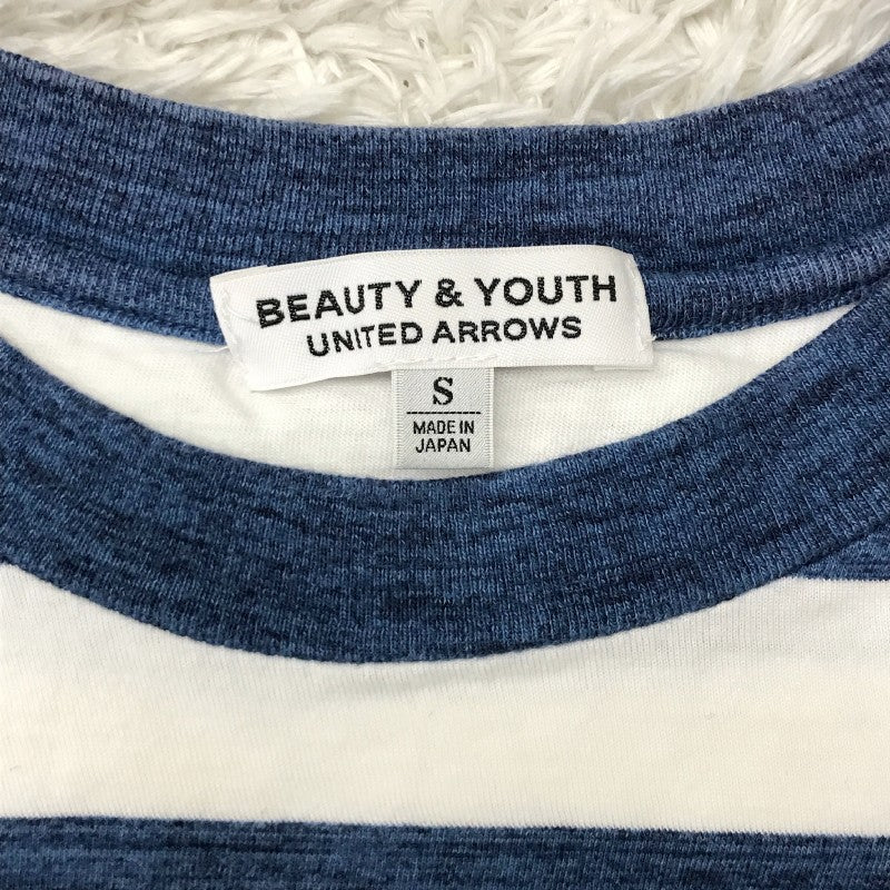 【31561】 BEAUTY&YOUTH UNITED ARROWS ビューティアンドユースユナイテッドアローズ 半袖Tシャツ カットソー サイズS ブルー レディース