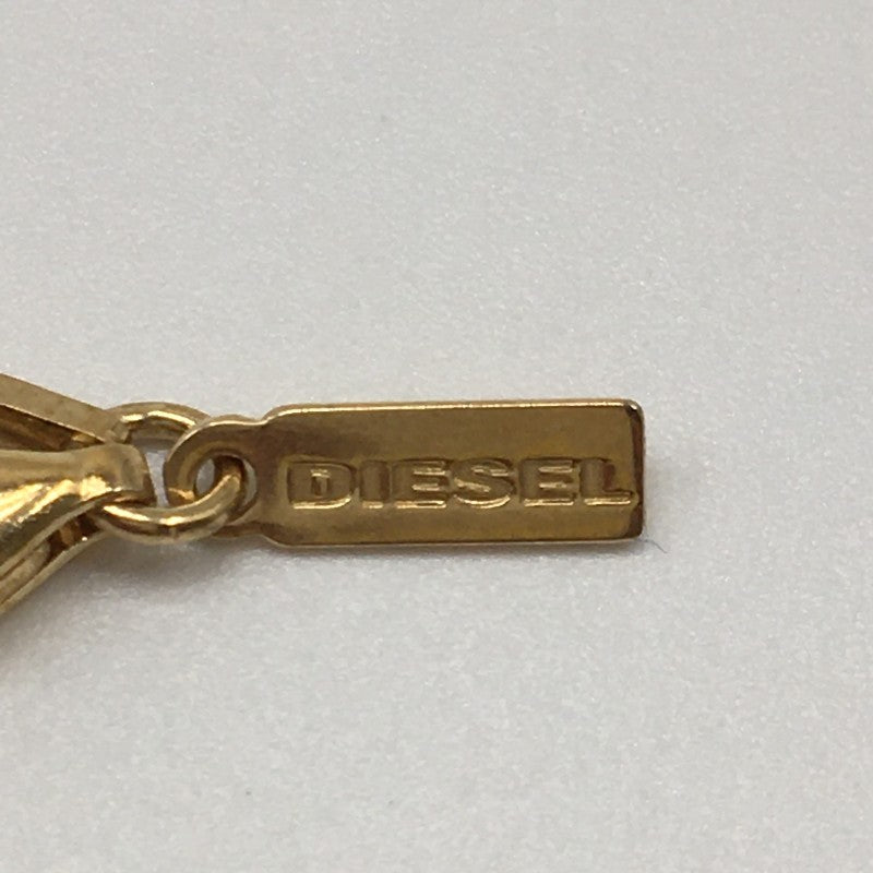 【32172】 新古品 DIESEL ディーゼル ネックレス ゴールド フォークモチーフ シンプル 個性的 ワンポイント かわいい レディース