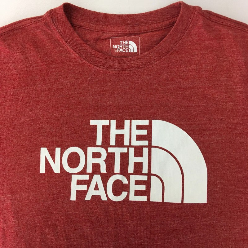 【34998】 新古品 THE NORTH FACE ザノースフェイス 半袖Tシャツ カットソー サイズS レッド カジュアル プリント シンプル メンズ