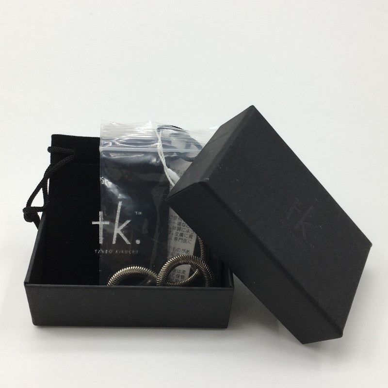 【00336】 新古品 TK ティーケー ブレスレット サイズ00 / 約XS(SS) シルバー カジュアル シンプル メンズ 定価4000円