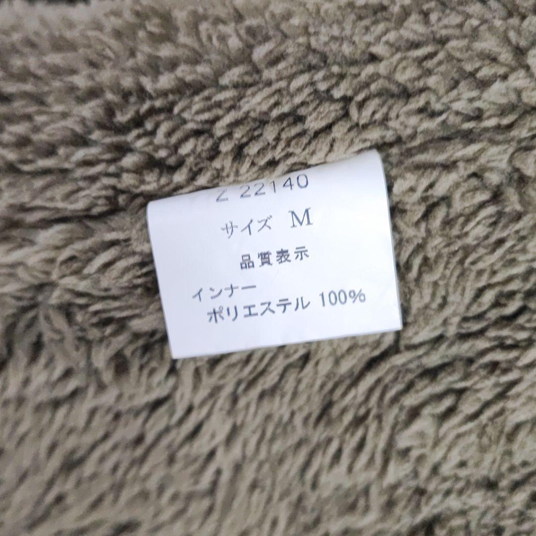 【00557】新品 Z of zampa Organic モッズコート Mサイズ 長袖 未使用 タグ付き もこもこ フード ファー