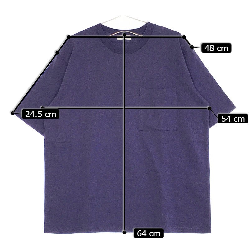 【02254】 TK TAKEO KIKUCHI ティーケータケオキクチ 半袖Tシャツ カットソー サイズ02/M / 約M パープル コットン100% メンズ 定価5000円