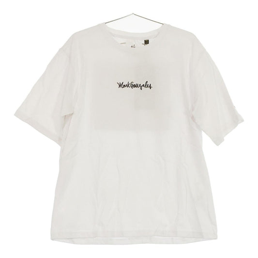 【02301】新品未使用 TAKEO KIKUCHI トップス Mサイズ ホワイト 新品 未使用品 タグ付き タケオキクチ Tシャツ 半袖 メンズ バックプリント
