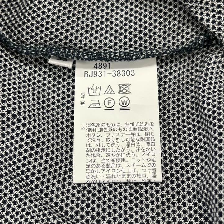 【02452】新品未使用 TAKEO KIKUCHI トップス 33 ブラック ホワイト タグ付き タケオキクチ メンズ 長袖 薄手 Tシャツ カジュアル シンプル