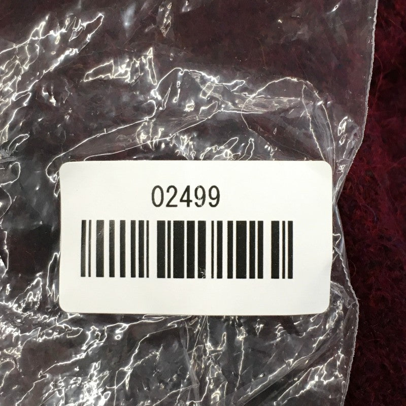 【02499】 新古品 DIESEL ディーゼル セーター サイズXXS ワインレッド ダメージ加工 グランジ ベルト チャーム メダル レディース