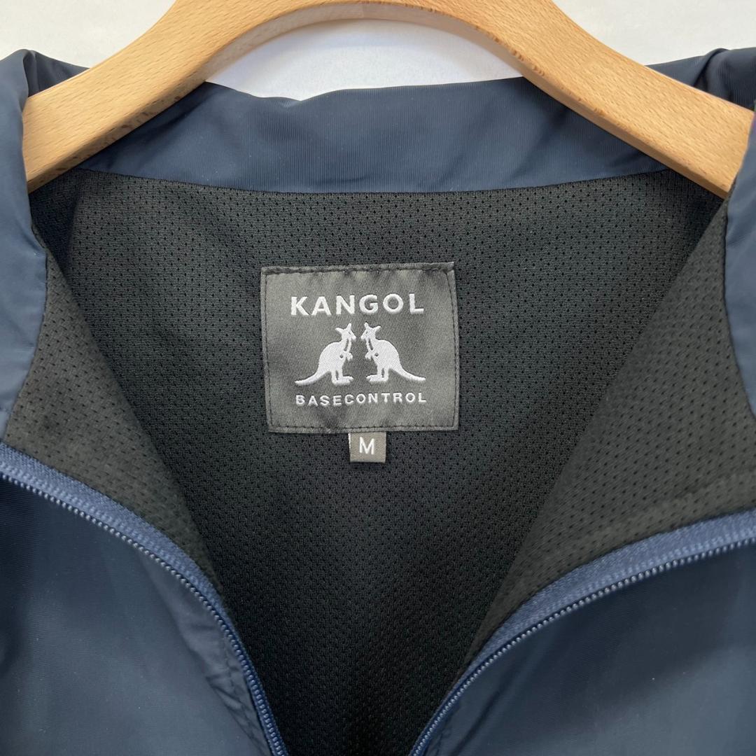 【02979】新古品 BASE CONTROL ベースコントロール KANGOL カンゴール トップス Mサイズ ネイビー タグ付き 長袖 プルオーバー メンズ