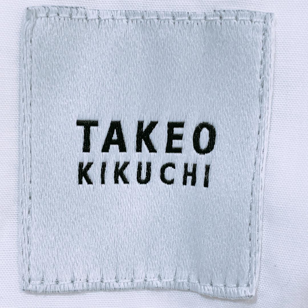 【03162】 TAKEO KIKUCHI ボトムス パンツ スラックス Lサイズ ホワイト 白 新品 新品未使用 カジュアル シンプル オフィスカジュアル 美品