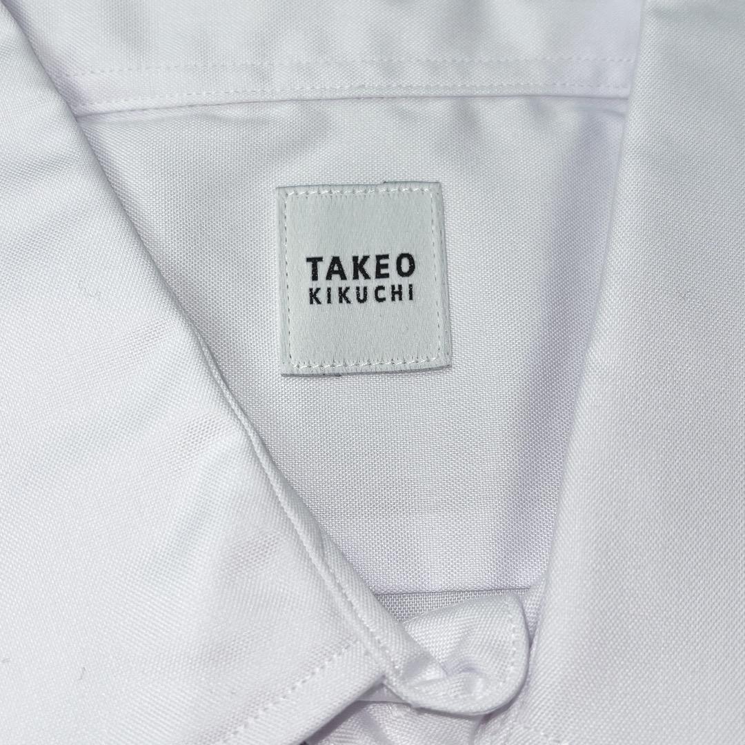 【03236】新品未使用 TAKEO KIKUCHI トップス Lサイズ ホワイト 新品 未使用品 タケオキクチ シャツ 半袖 半袖シャツ 白 メンズ 紳士