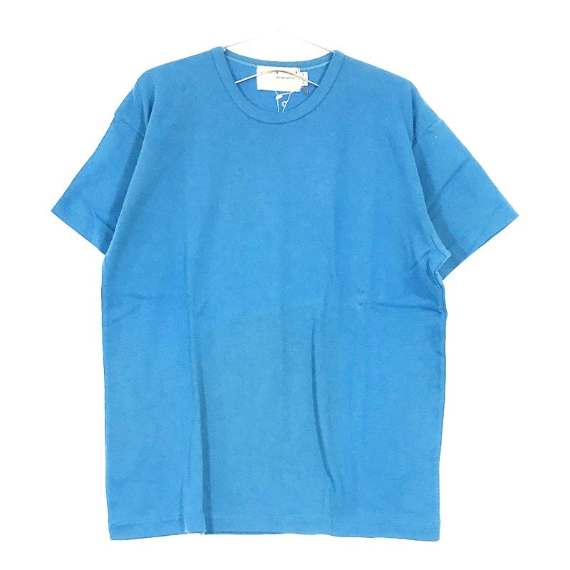 【03642】 BENKARIS ベンカリス Tシャツ ブルー 新古品 タグ付き M 無地 青 カジュアル お出かけ用 普段用 Uネック メンズ
