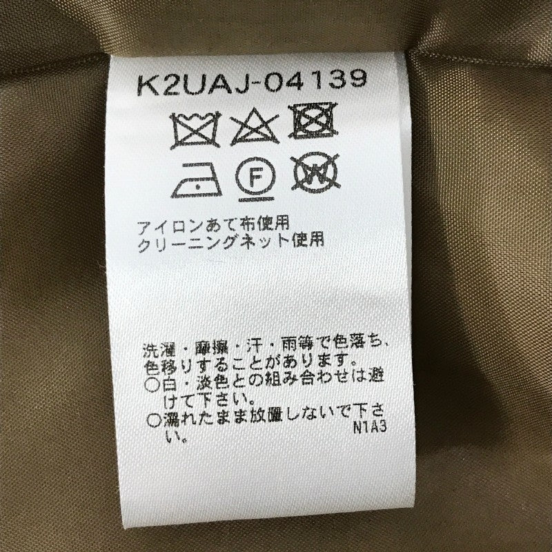 【04140】 新古品 a.v.v アーヴェヴェ コート サイズXL キャメル シンプル 無地 防寒着 あたたかい Vネック レディース 定価13990円