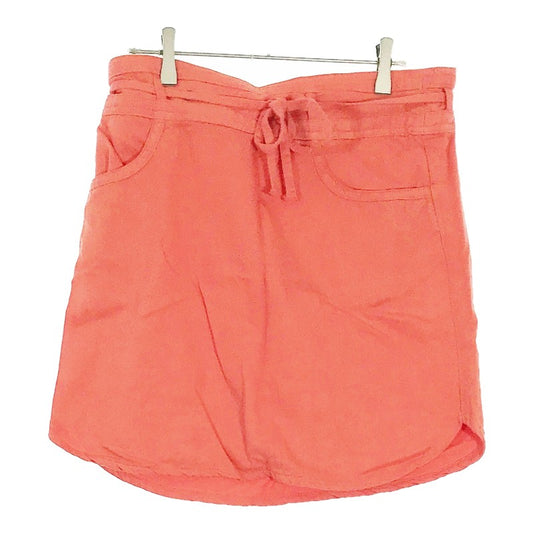 【04977】URBAN RESEARCH アーバンリサーチ スカート 38 オレンジ デニム シンプル おしゃれ ポケット ひも付き ショート かわいい