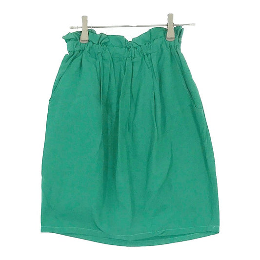 【04979】 UNITED ARROWS ユナイテッドアローズ スカート ミニスカート グリーン 緑 ミニ タイトスカート タイト ミニ丈 シンプル かわいい