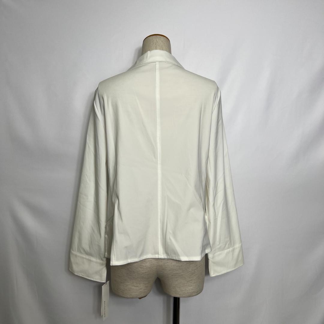 【05078】RESRALIQUE レラリック ジャケット 白 40 上品 ホワイト 長袖 おしゃれ タグ付き きれいめ かわいい