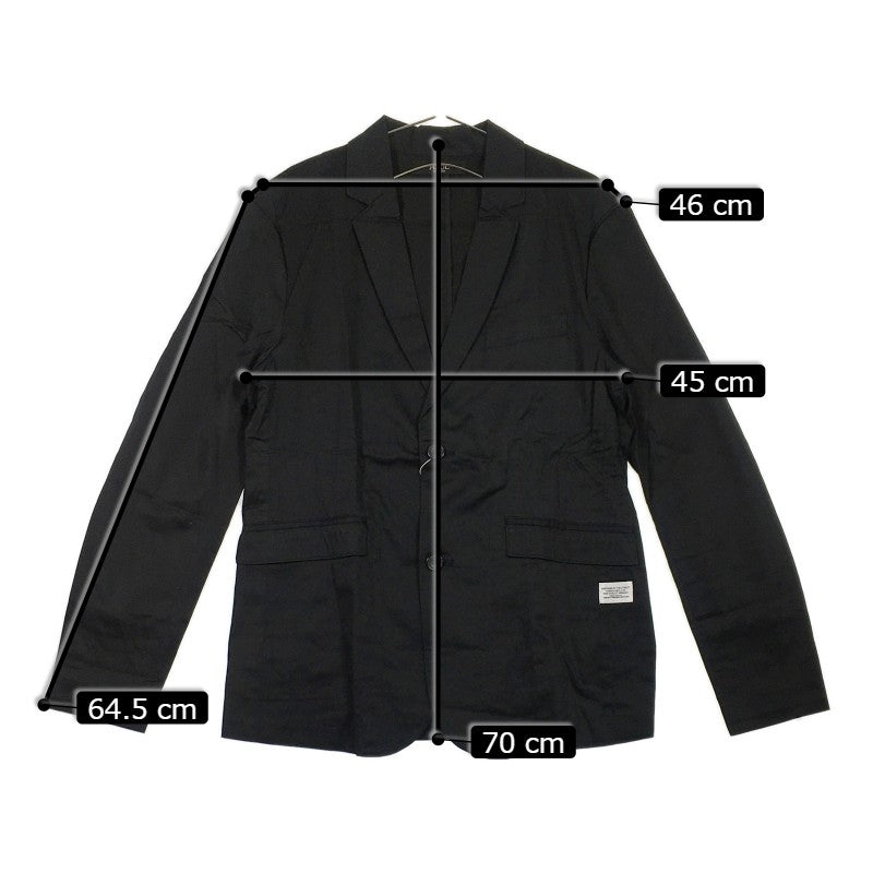【05912】 AZUL by moussy アズールバイマウジー テーラードジャケット サイズM ブラック オシャレ 大人女性 モノトーン レディース