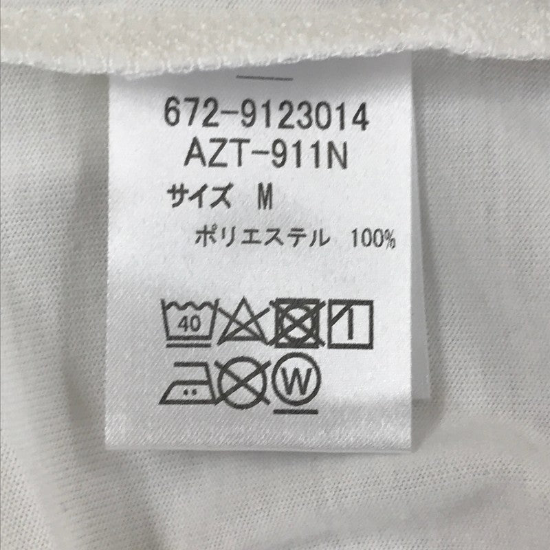【05943】 新古品 AZ by junhashimoto エーゼイ ハシモト 長袖Tシャツ ロンT カットソー サイズM ホワイト プリント シンプル メンズ