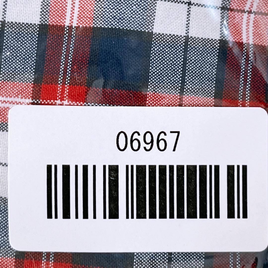 【06967】 UNITED ARROWS ユナイテッド アローズ トップス チェックシャツ 長袖 赤 M 七分丈 柄シャツ かっこいい カジュアル
